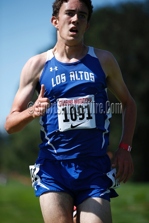 2014StanfordD2Boys-156.JPG - D2 boys race at the Stanford Invitational, September 27, Stanford Golf Course, Stanford, California.